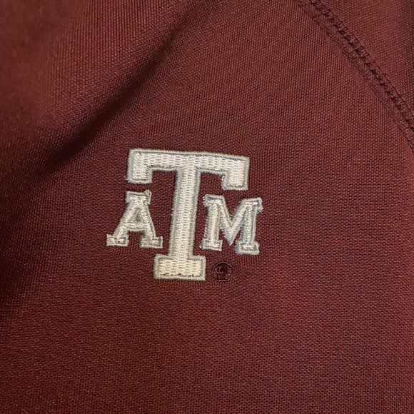 Texas A&M Quarter Zip Hooded Pullover (S) - Picture 5 of 5